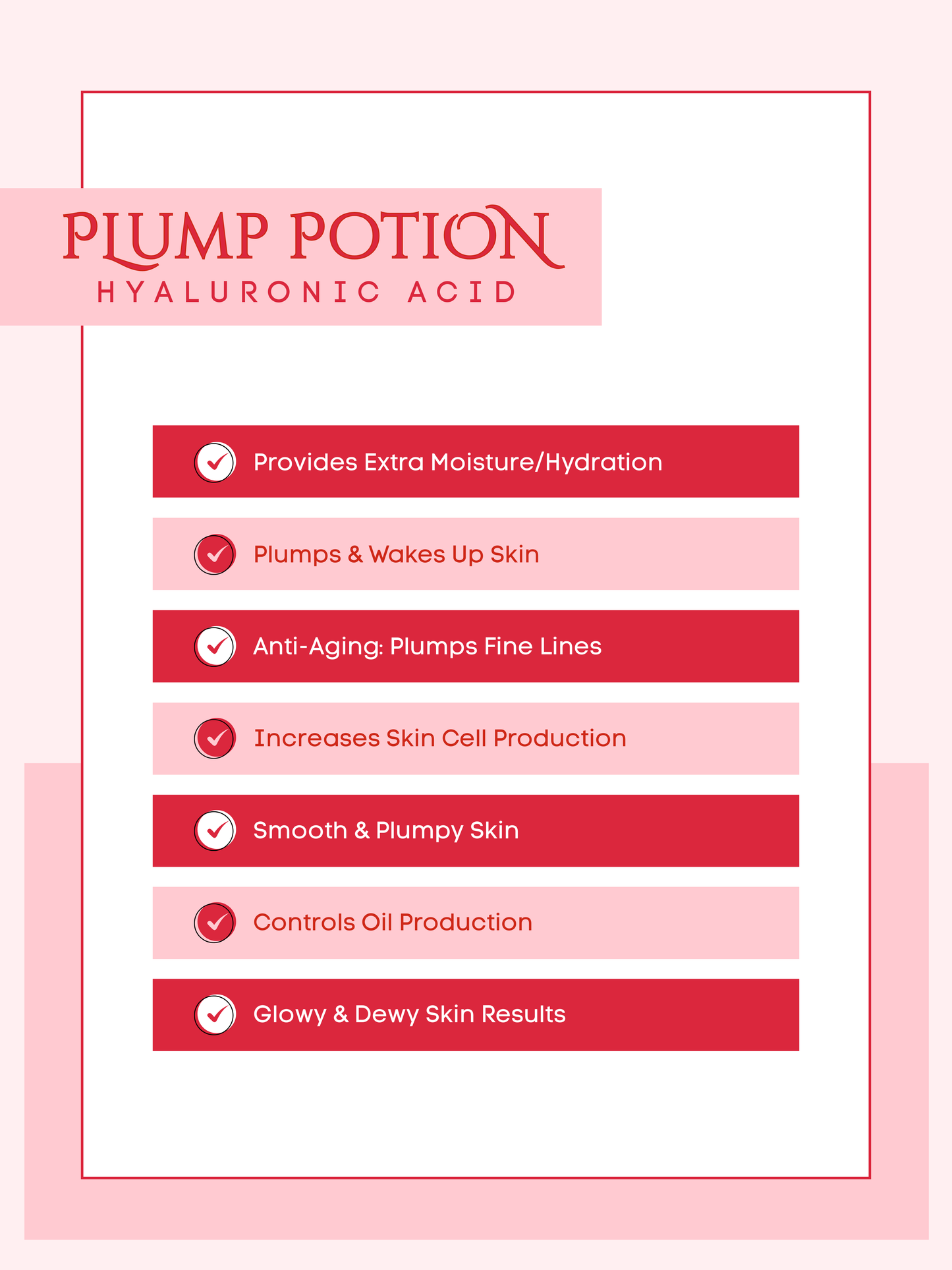 Plump Potion - Hyaluronic Acid